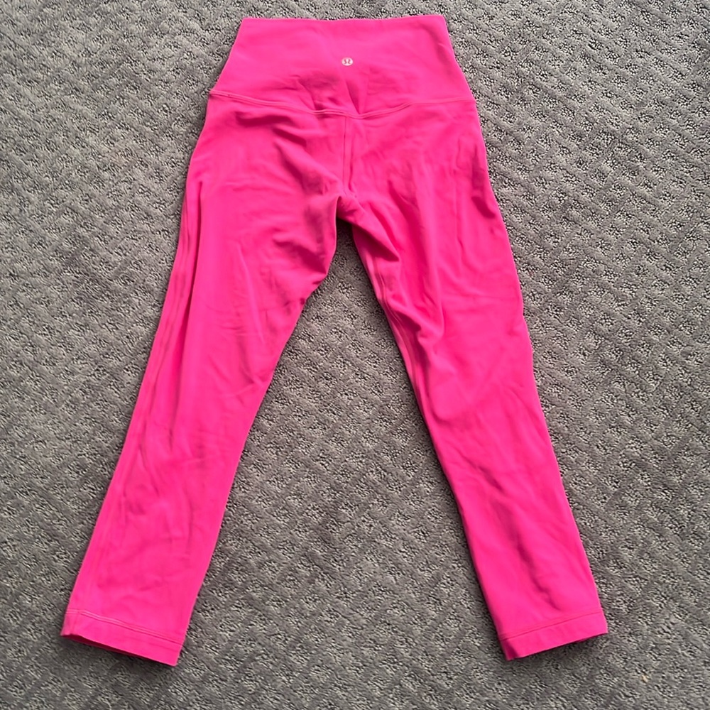 Lululemon pink leggings